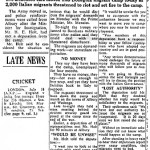 "There was a rebellion [at Bonegilla] on 19th July 1952. I had [not] been out of the migrant camp to work for six weeks and asked, "What are we doing in here?" They sent us here to work but there was no work. We left our families in Italy and had to repay the money for my ship ticket, but I had no money to do that. The Australian Government took notice of us because I was [soon] told I had to go to the Greta camp at Newcastle. There were 40 of us who [went there] for work."