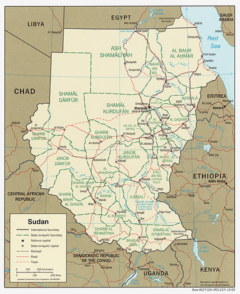 Map of Sudan. Courtesy: Norman B Leventhal Map Centre at the Boston Public Library, Flickr Creative Commons