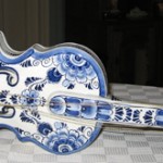 "My favourite Delftware piece is in the shape of a violin which I brought out when we migrated. It is a fine example of Delft and beautifully made. [It] is well loved and creates memories of Holland."