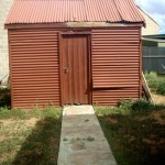 Former mosque relocated from the Afghan Camp and later the cemetery in Broken Hill, 2010. Photograph by Bronwyn Hanna. Courtesy Heritage Branch, NSW Department of Planning.