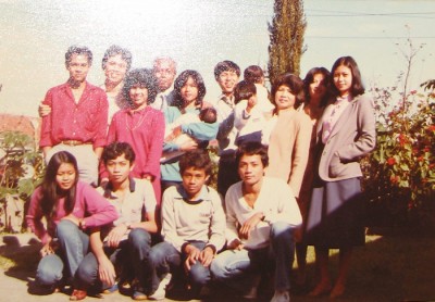 Lina's family unite in Parramatta, Sydney, Australia, c. 1985