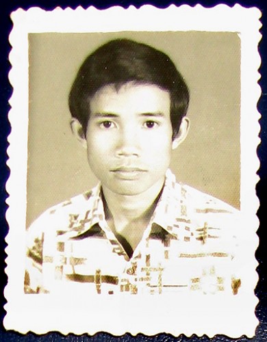 Theau Yorth as a university student, Phnom Penh, Cambodia, early 1970s