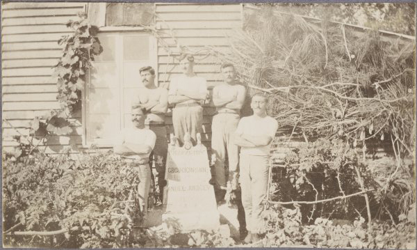 Croatian internees at Rottnest Island Internment Camp 1915. Photo Karl Lehman. Courtesy National Library of Australia