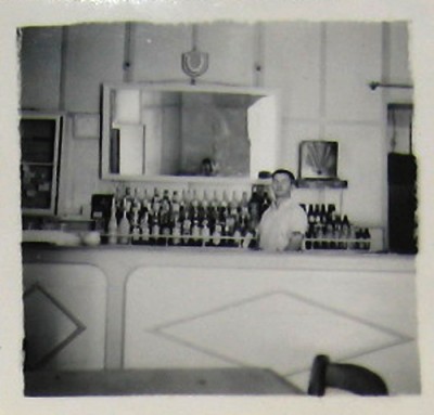 Charlie Borg, Joe’s father, at The British Flag, Rabat, Malta, late 1940s