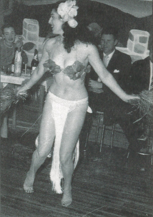 Exotic floorshow, c.1961.
