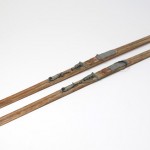These ski and stocks were used for work and leisure by Hans Berents, an engineer recruited in Norway. His Russian-born wife, Ina Berents, was employed on the scheme as a doctor. People from many different countries worked together on the scheme. They also enjoyed leisure time together, sharing hobbies and sports. Powerhouse Museum Collection