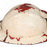 This hardhat was worn by Horst Stender, who worked on the scheme's electrical plant. Like Rieck, he was recruited in Germany and paid back the cost of the voyage to Australia via deductions from his pay. Powerhouse Museum Collection