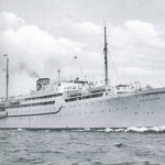 This ship was chartered by the Authority to transport German tradesmen to Australia. Courtesy Snowy Hydro Authority
