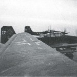 Hein Bergerhausen flying in formation over Rumania 1944. Courtesy Snowy Mountains Authority