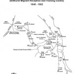 Map of Bathurst Migrant Camp c.1954. Courtesy Bathurst & District Historical Society