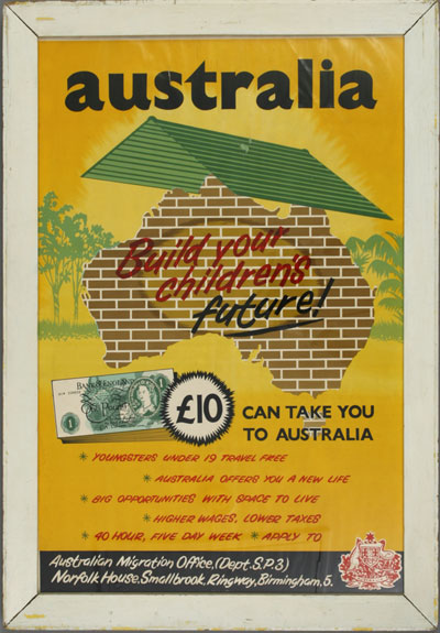 Migration Office Poster Australia's history timeline | NSW Migration Heritage Centre