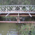 The 1917 bridge built by the Holsworthy internees, 2009. Photograph Stephen Thompson