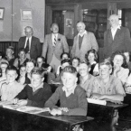 The children attend school at the Fairbridge Primary School. Image courtesy Bigrigg Collection, Molong and District Historical Society