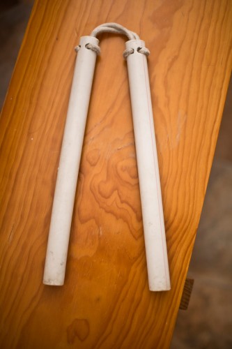 Qiang (Jake) Yong's nunchucks