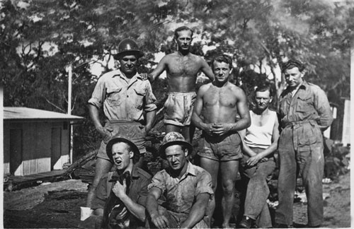 Workers at the Warragamba Dam scheme